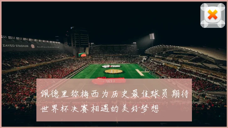 佩德里称梅西为历史最佳球员期待世界杯决赛相遇的美好梦想